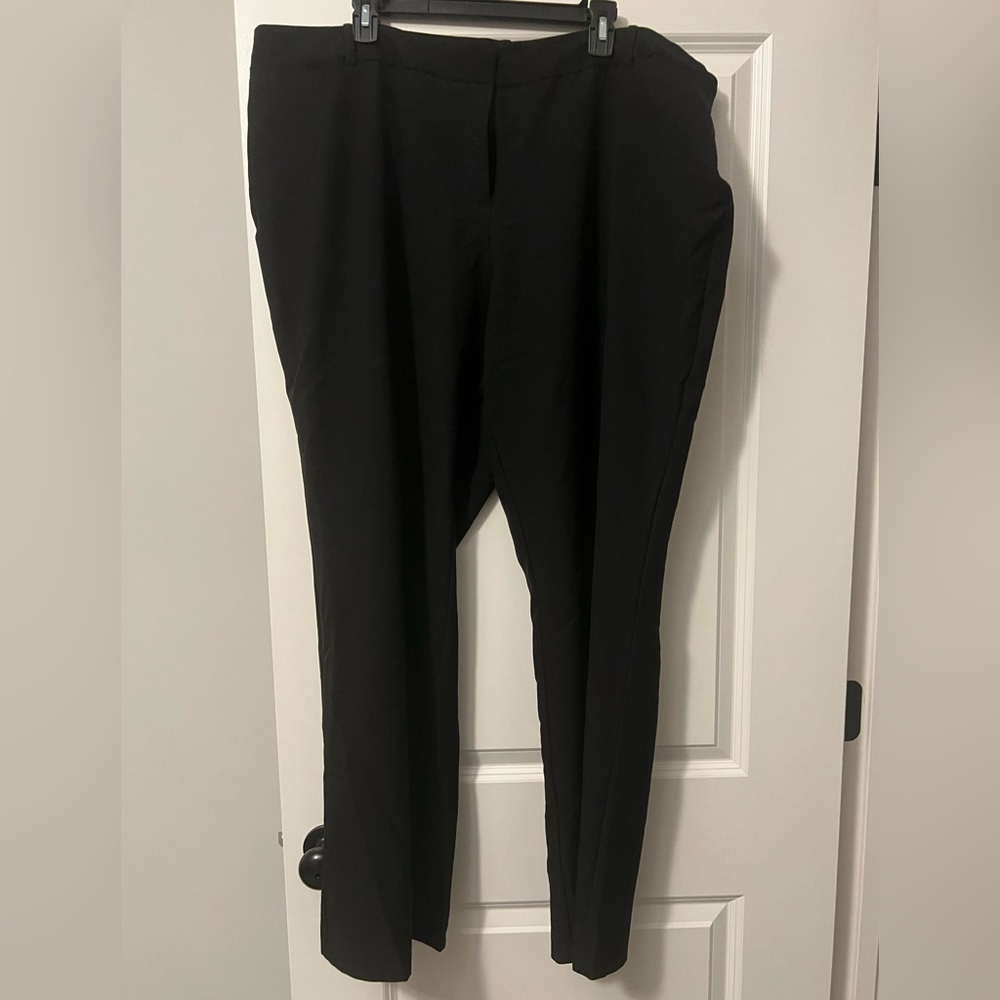 EUC WORTHINGTON CURVY FIT BOOTCUT TROUSER DRESS PANTS SIZE 22W